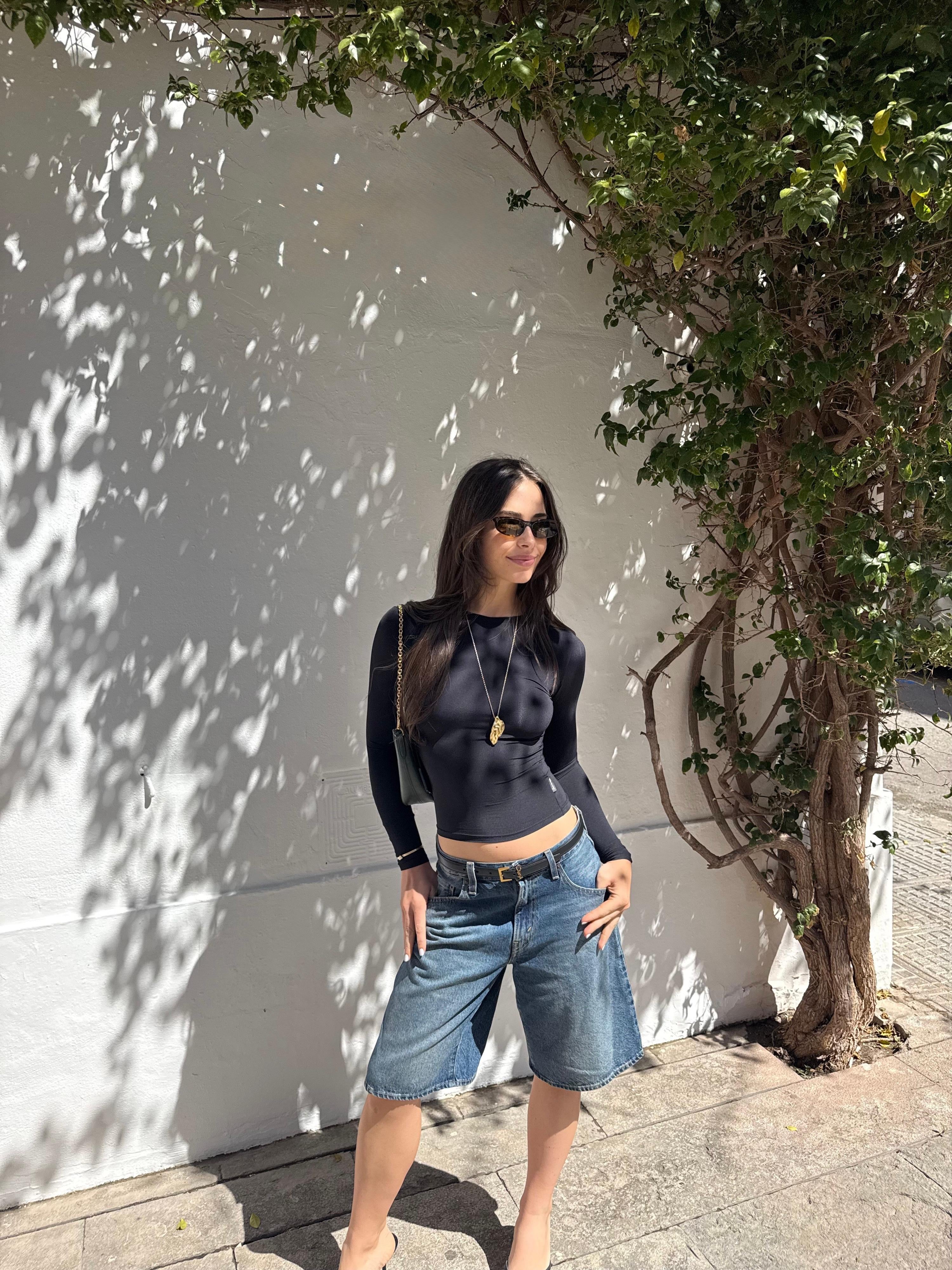 SILK SKIN® SCULPTING LONG-SLEEVE TEE