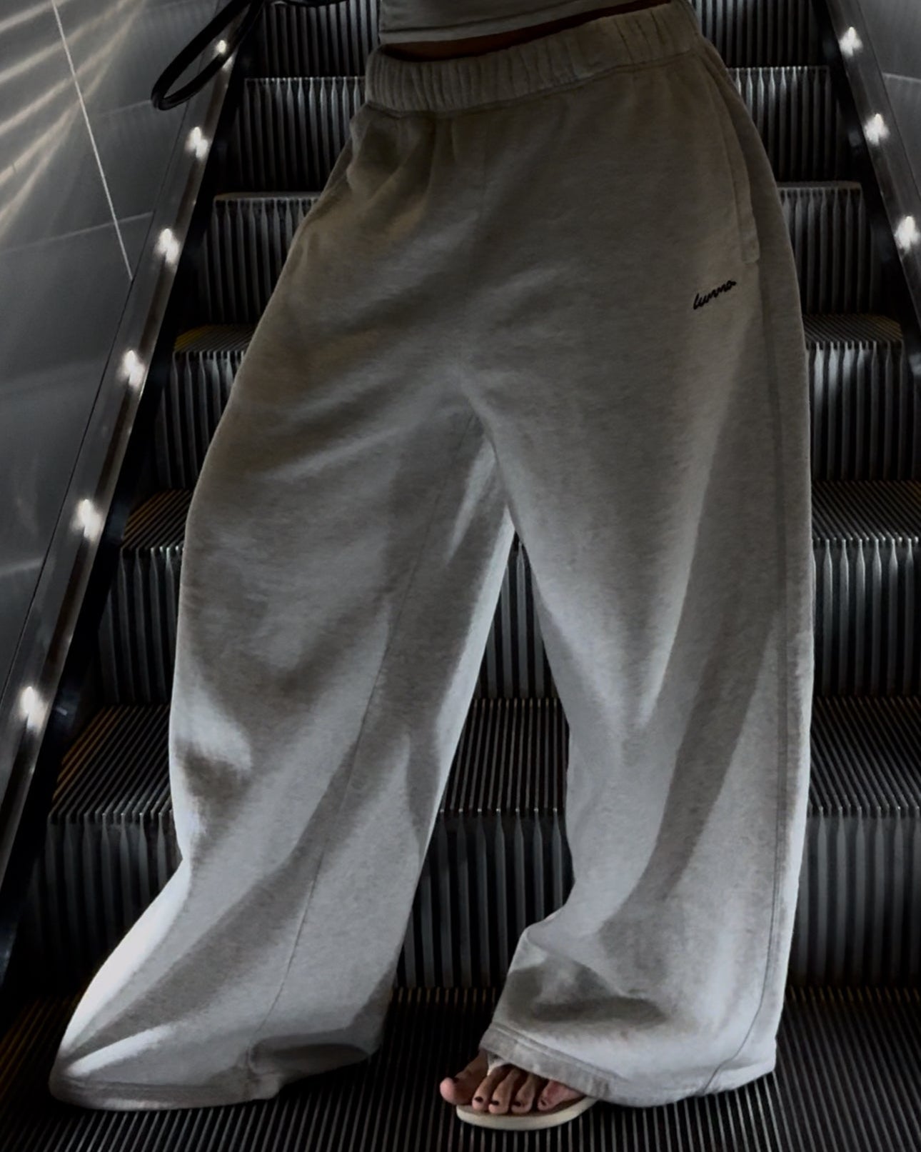 KLOUD® Everyday Wide leg Pant Heather Grey
