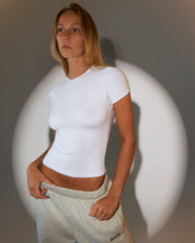 SADE® Ultra-Soft Everyday Tee Ivory White
