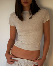 SADE® Ultra-Soft Everyday Tee Heather Grey