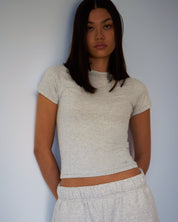 SADE® Ultra-Soft Everyday Tee Heather Grey