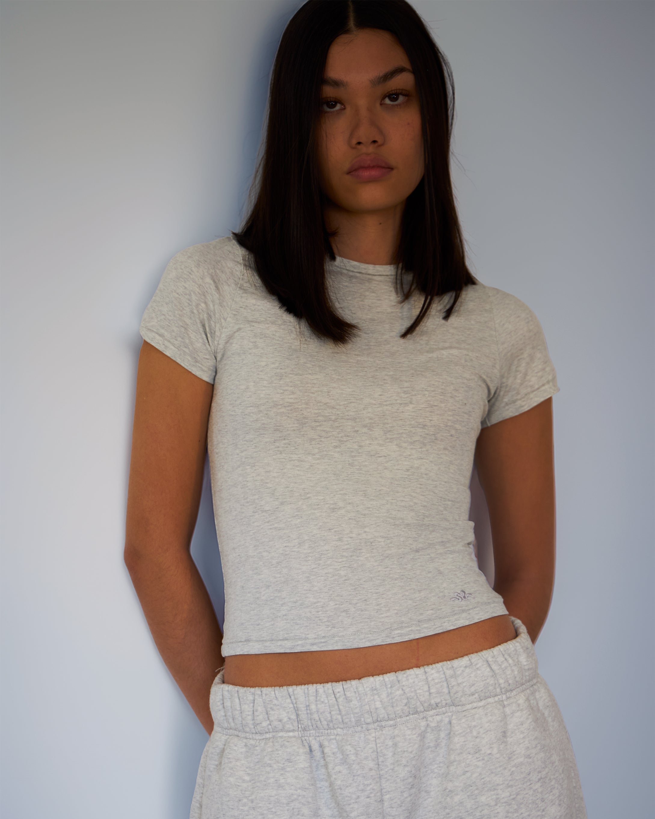 SADE® Ultra-Soft Everyday Tee Heather Grey